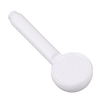 Rain Shower Head Simple Thicken Baking Process Handheld Shower Head with Ergonomic Handle for Bathroom White V1294-YM0521-3112230003011