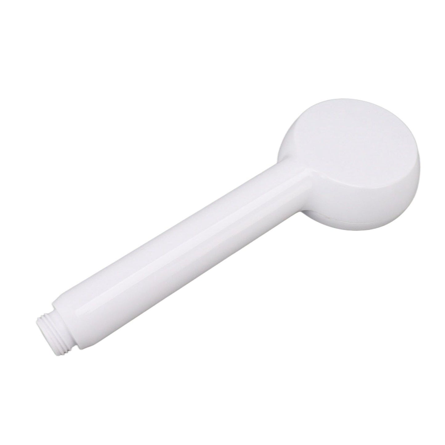 Rain Shower Head Simple Thicken Baking Process Handheld Shower Head with Ergonomic Handle for Bathroom White V1294-YM0521-3112230003011