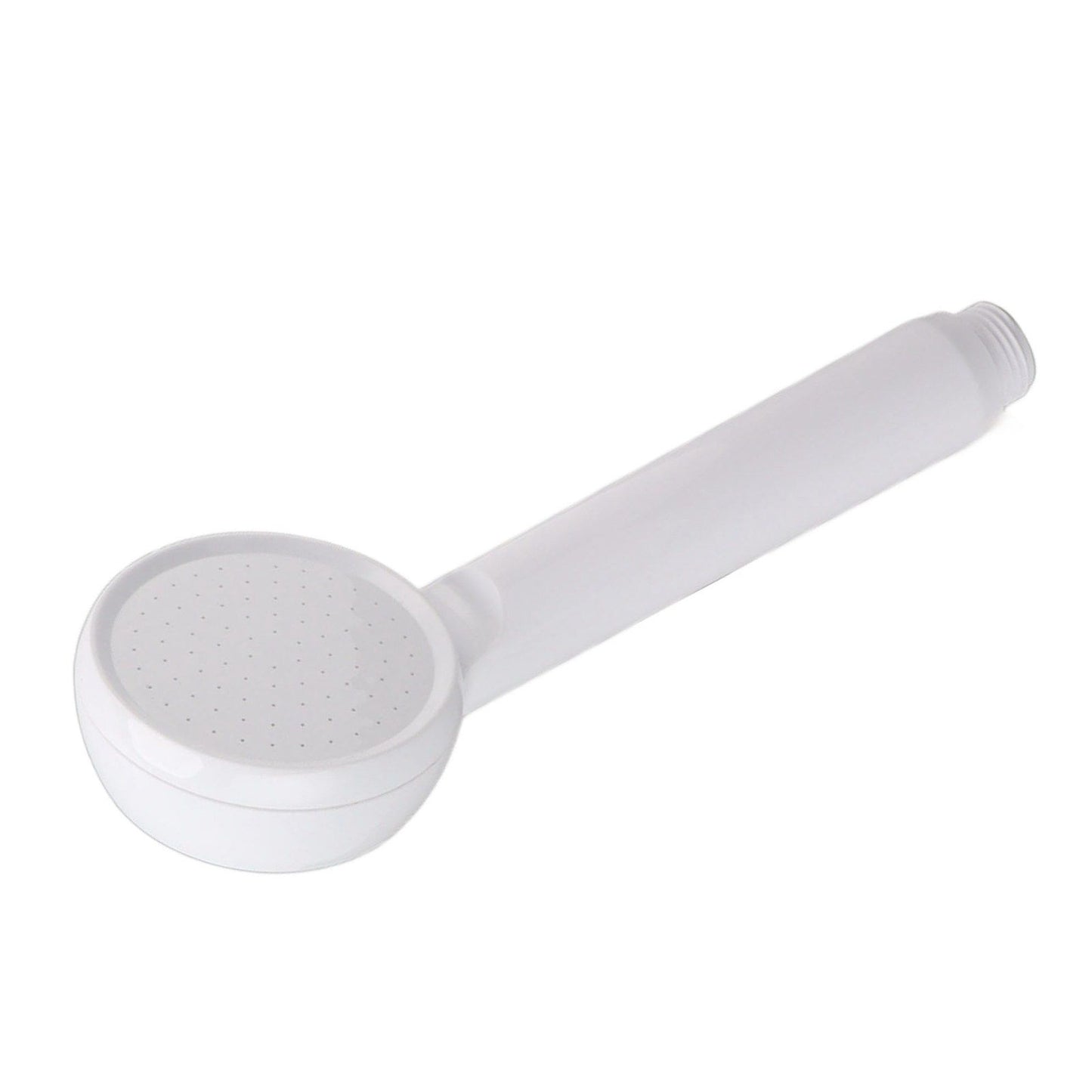 Rain Shower Head Simple Thicken Baking Process Handheld Shower Head with Ergonomic Handle for Bathroom White V1294-YM0521-3112230003011
