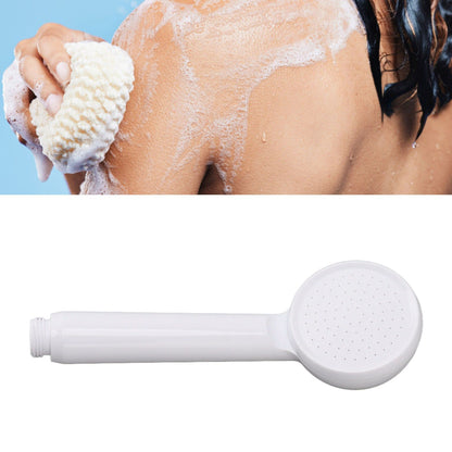 Rain Shower Head Simple Thicken Baking Process Handheld Shower Head with Ergonomic Handle for Bathroom White V1294-YM0521-3112230003011