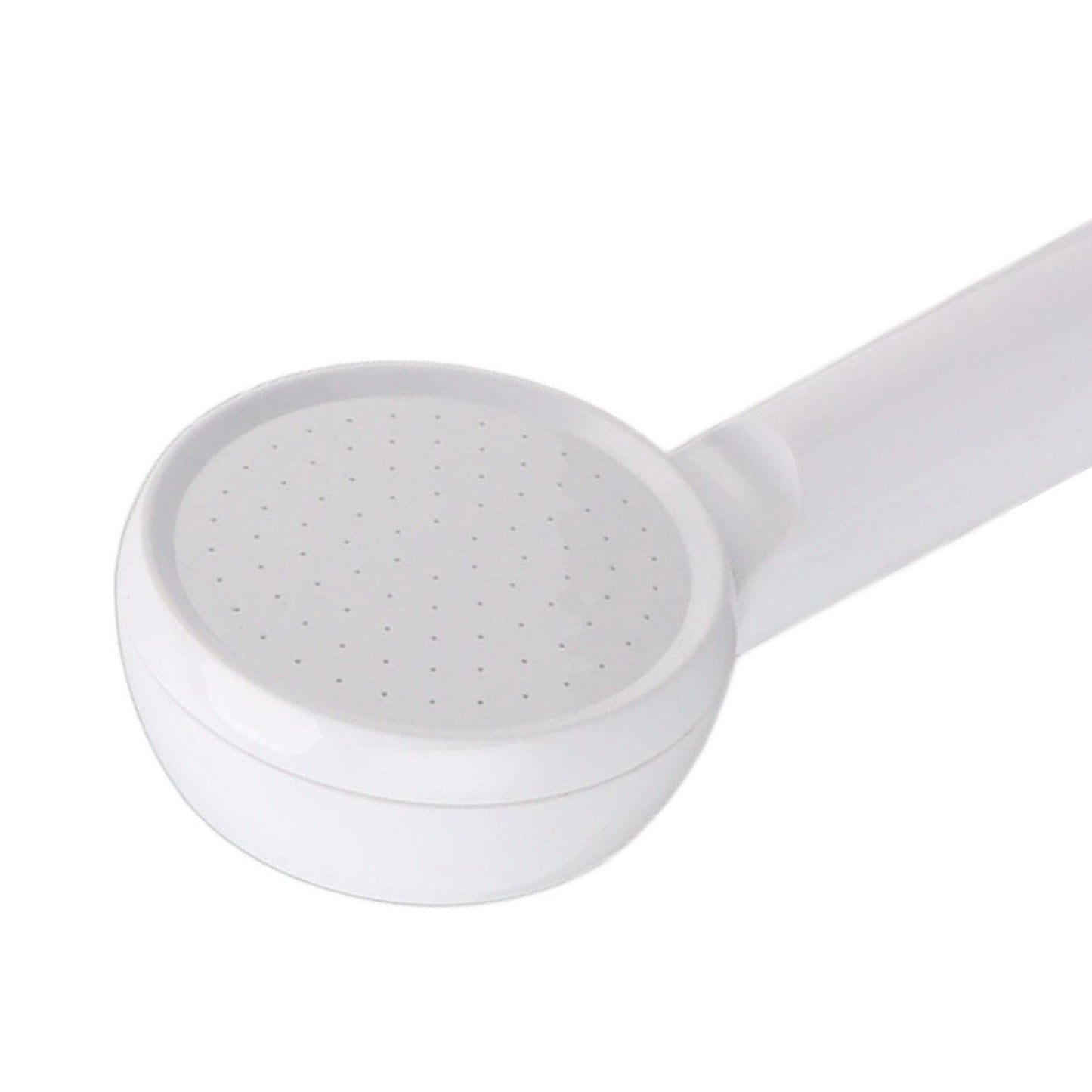 Rain Shower Head Simple Thicken Baking Process Handheld Shower Head with Ergonomic Handle for Bathroom White V1294-YM0521-3112230003011