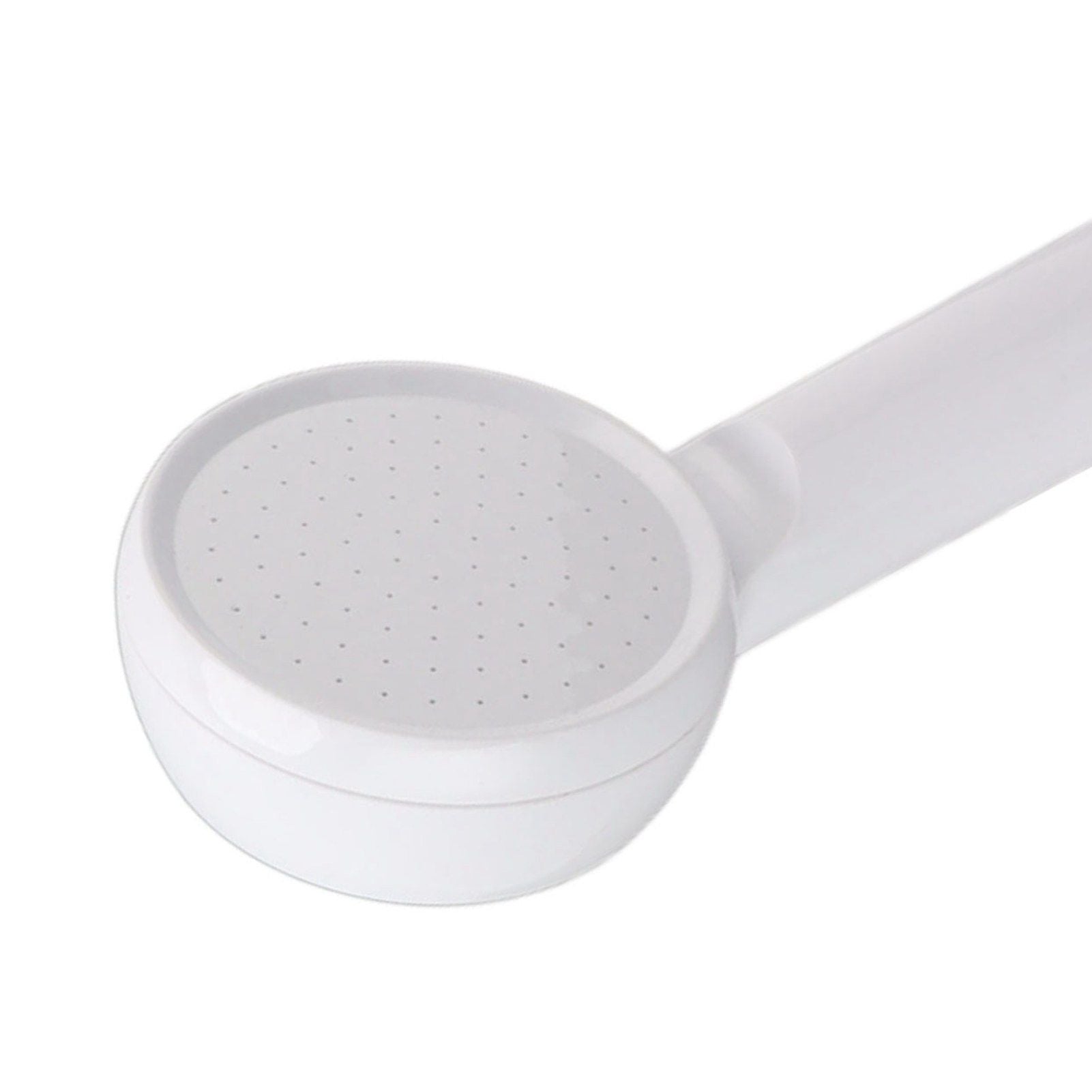 Rain Shower Head Simple Thicken Baking Process Handheld Shower Head with Ergonomic Handle for Bathroom White V1294-YM0521-3112230003011