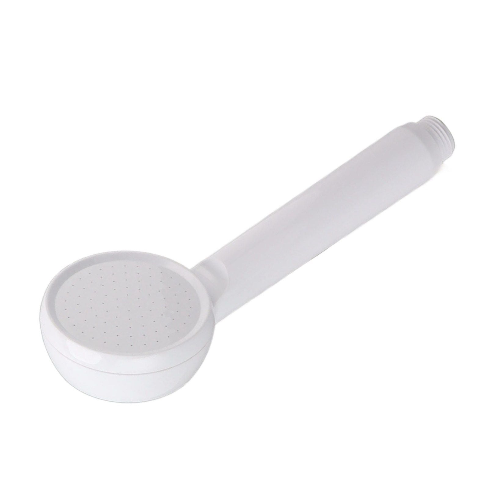 Rain Shower Head Simple Thicken Baking Process Handheld Shower Head with Ergonomic Handle for Bathroom White V1294-YM0521-3112230003011