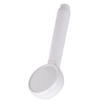 Rain Shower Head Simple Thicken Baking Process Handheld Shower Head with Ergonomic Handle for Bathroom White V1294-YM0521-3112230003011