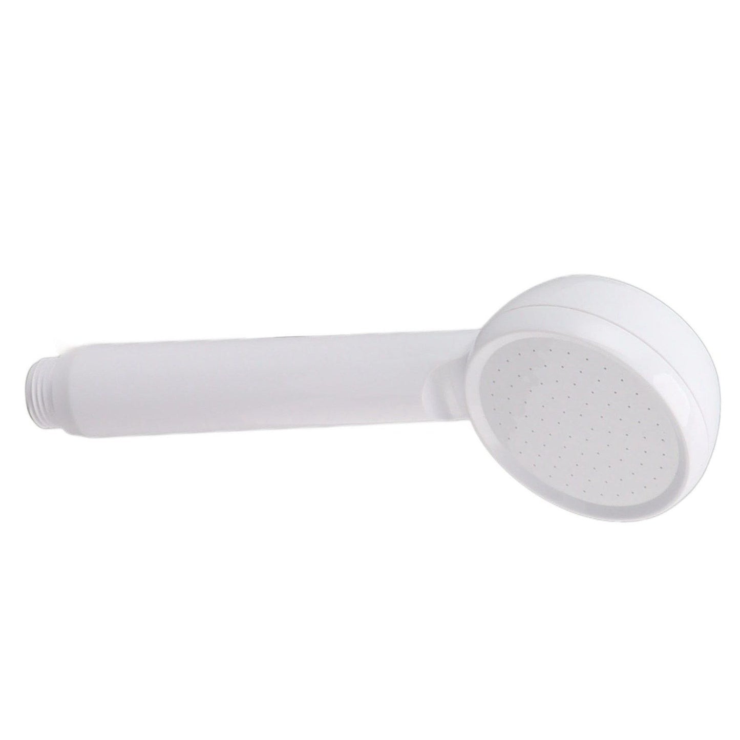 Rain Shower Head Simple Thicken Baking Process Handheld Shower Head with Ergonomic Handle for Bathroom White V1294-YM0521-3112230003011
