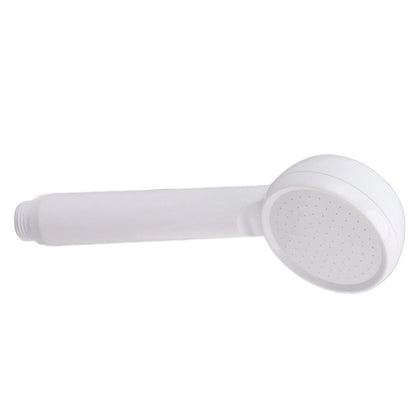 Rain Shower Head Simple Thicken Baking Process Handheld Shower Head with Ergonomic Handle for Bathroom White V1294-YM0521-3112230003011