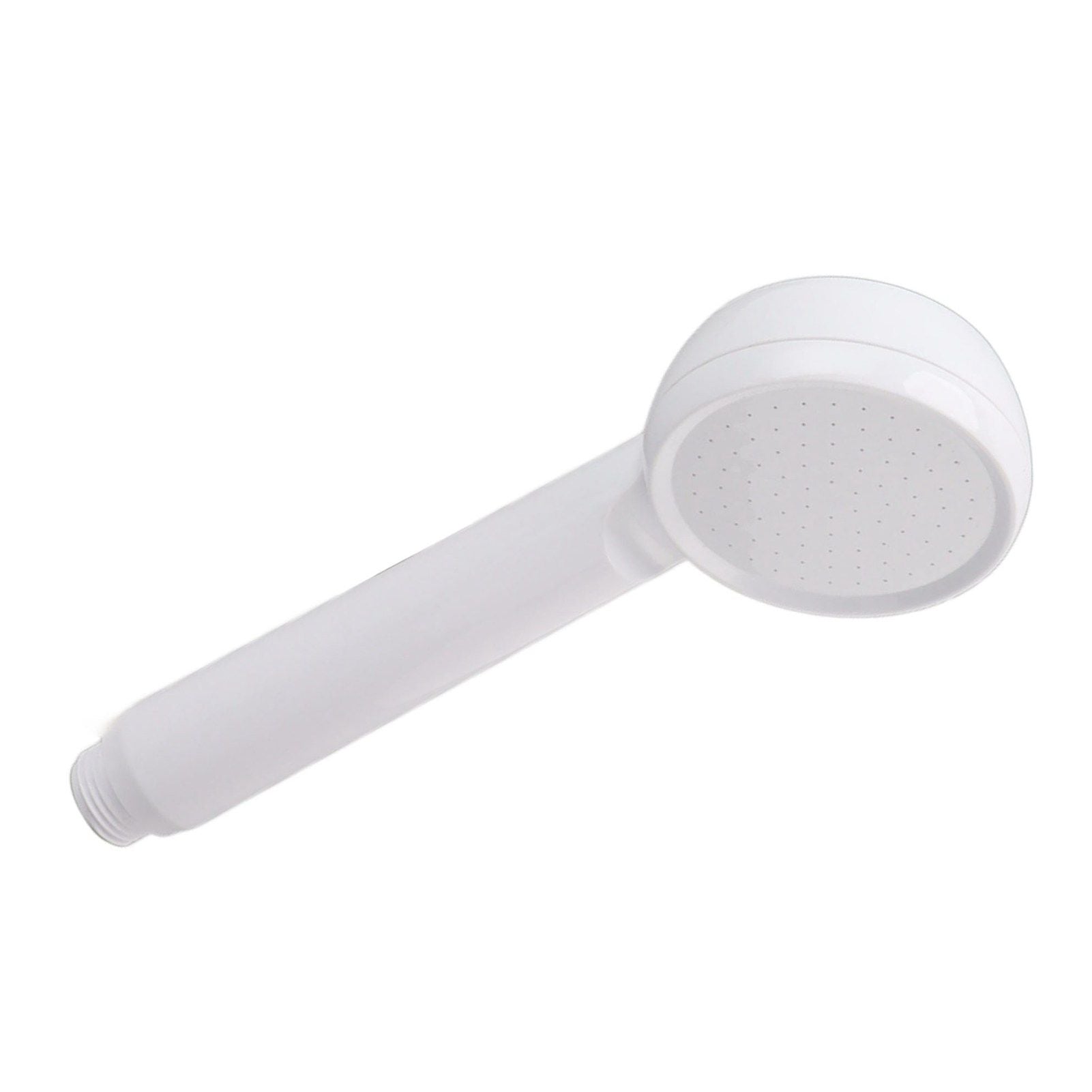 Rain Shower Head Simple Thicken Baking Process Handheld Shower Head with Ergonomic Handle for Bathroom White V1294-YM0521-3112230003011