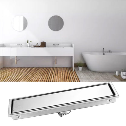 Linear Floor Drain Rectangular Prevent Clogging 304 Stainless Steel Long Shower Drain for Bathroom Kitchen V1294-YM0521-3112230009011