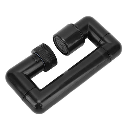 Rotating Telescopic Faucet Mechanical Swivel Arm Faucet for Kitchen Bathroom Sink Washbasin Black V1294-YM0521-3112230010911