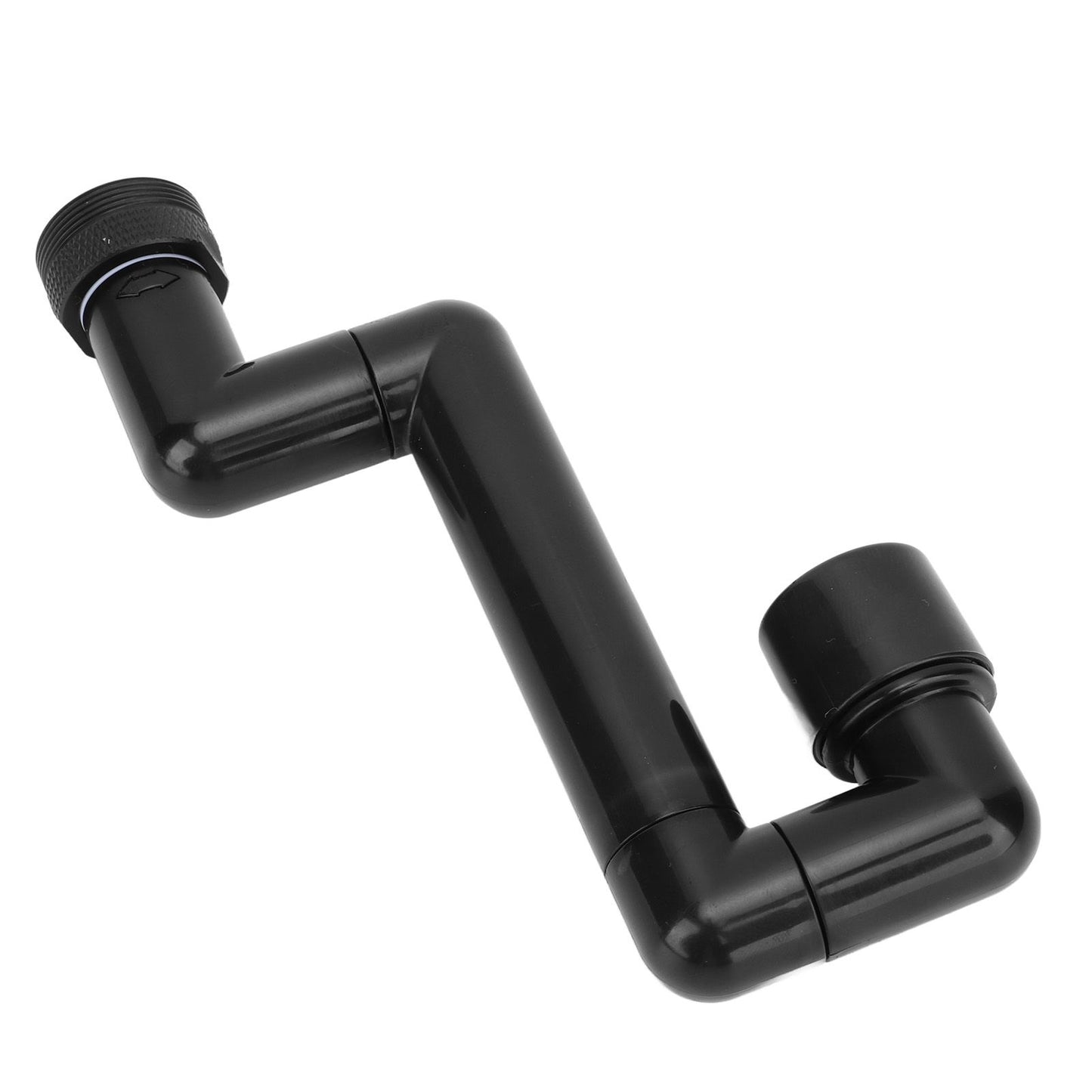 Rotating Telescopic Faucet Mechanical Swivel Arm Faucet for Kitchen Bathroom Sink Washbasin Black V1294-YM0521-3112230010911