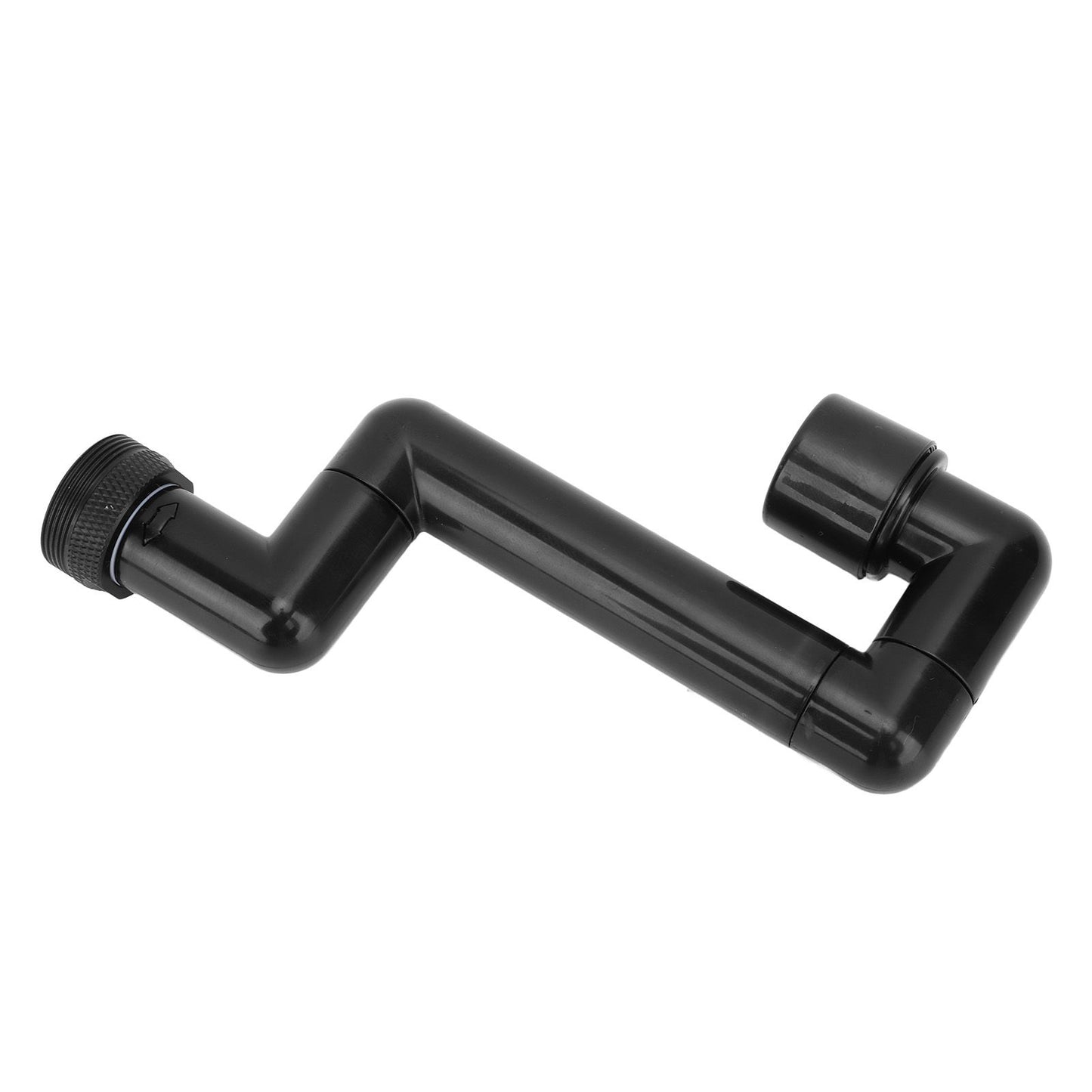 Rotating Telescopic Faucet Mechanical Swivel Arm Faucet for Kitchen Bathroom Sink Washbasin Black V1294-YM0521-3112230010911