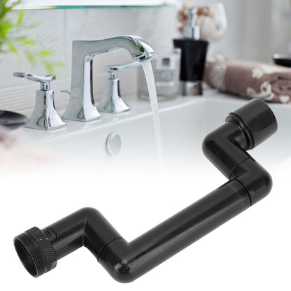 Rotating Telescopic Faucet Mechanical Swivel Arm Faucet for Kitchen Bathroom Sink Washbasin Black V1294-YM0521-3112230010911