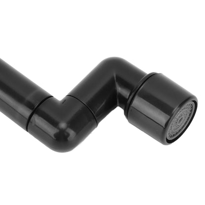 Rotating Telescopic Faucet Mechanical Swivel Arm Faucet for Kitchen Bathroom Sink Washbasin Black V1294-YM0521-3112230010911