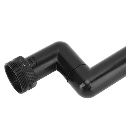 Rotating Telescopic Faucet Mechanical Swivel Arm Faucet for Kitchen Bathroom Sink Washbasin Black V1294-YM0521-3112230010911