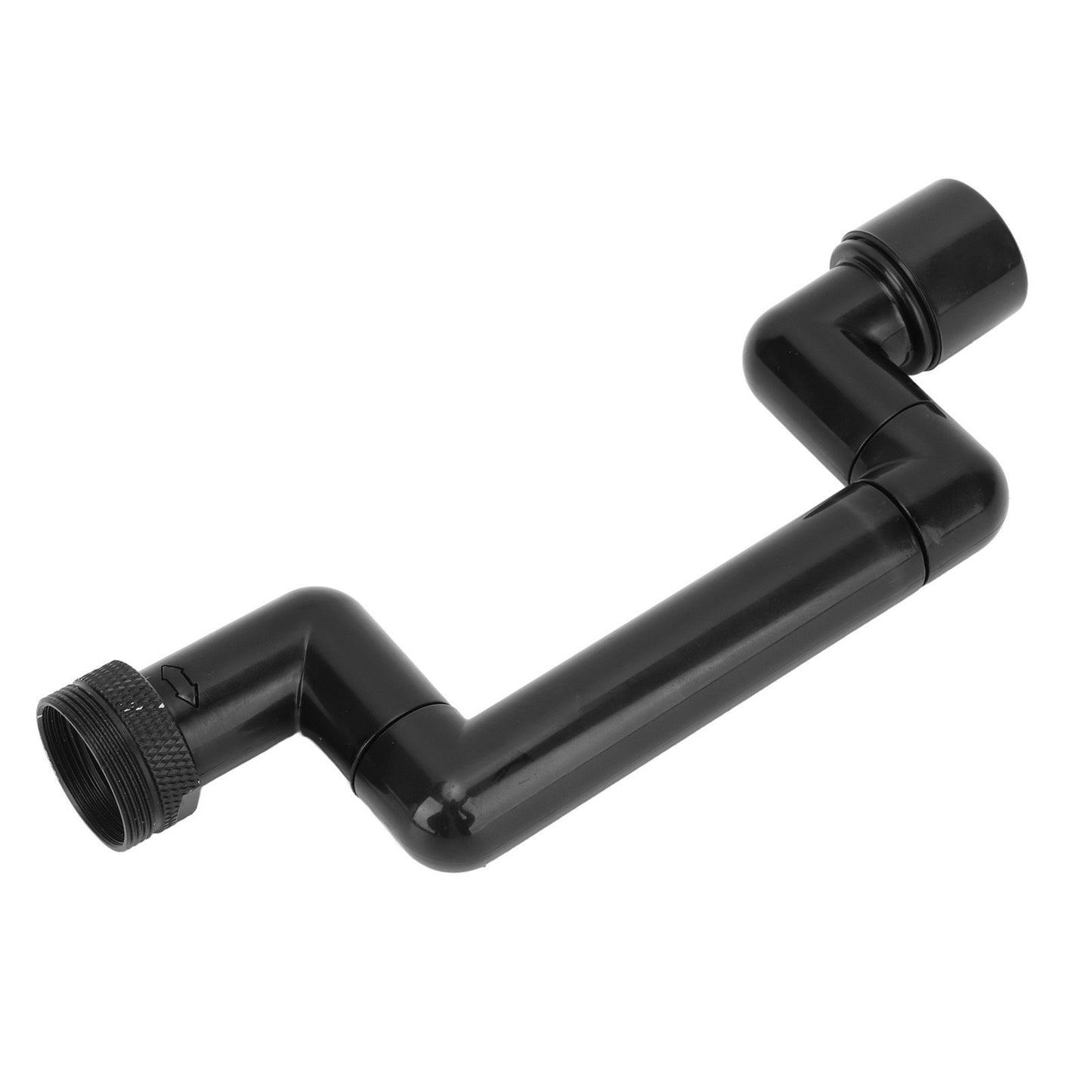 Rotating Telescopic Faucet Mechanical Swivel Arm Faucet for Kitchen Bathroom Sink Washbasin Black V1294-YM0521-3112230010911