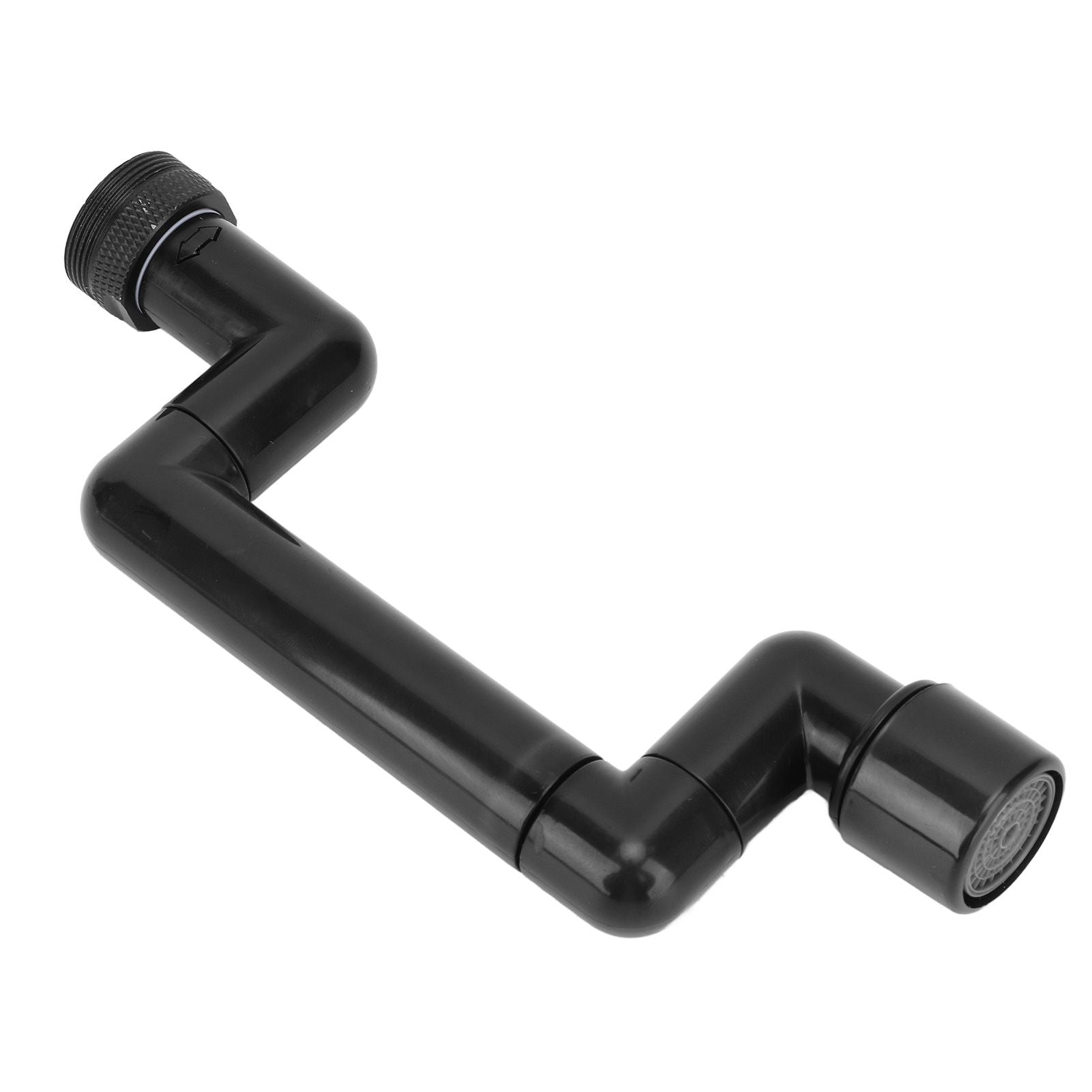 Rotating Telescopic Faucet Mechanical Swivel Arm Faucet for Kitchen Bathroom Sink Washbasin Black V1294-YM0521-3112230010911