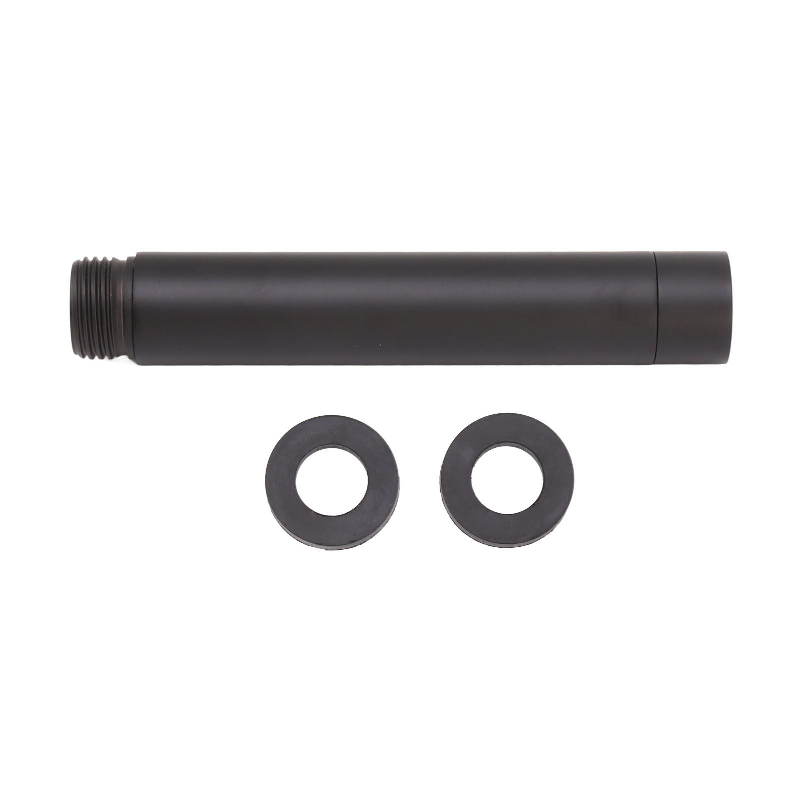 Shower Arm Stainless Steel Modern Elegant Shower Extension Pipe for Bathroom Black V1294-YM0521-3112230011711