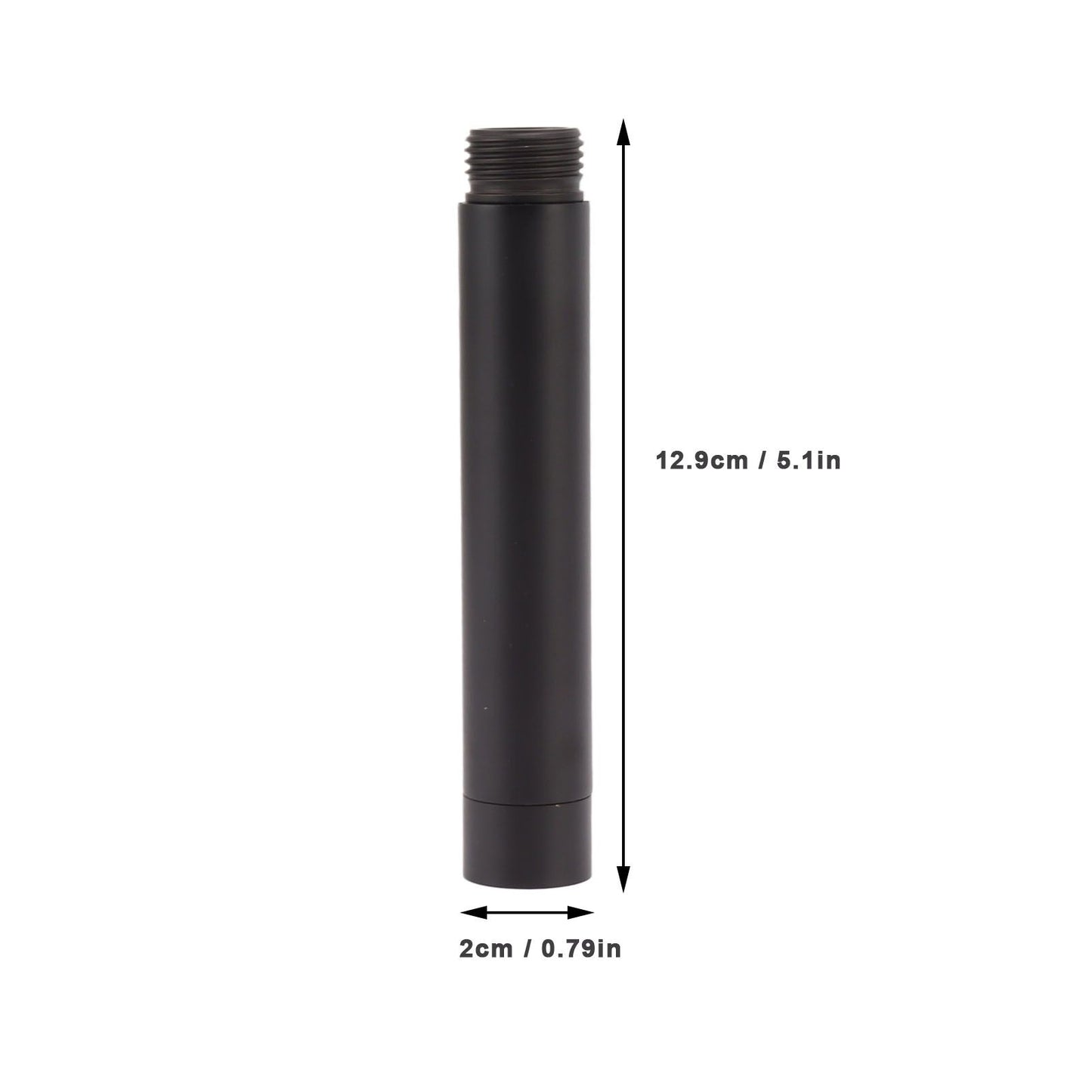 Shower Arm Stainless Steel Modern Elegant Shower Extension Pipe for Bathroom Black V1294-YM0521-3112230011711