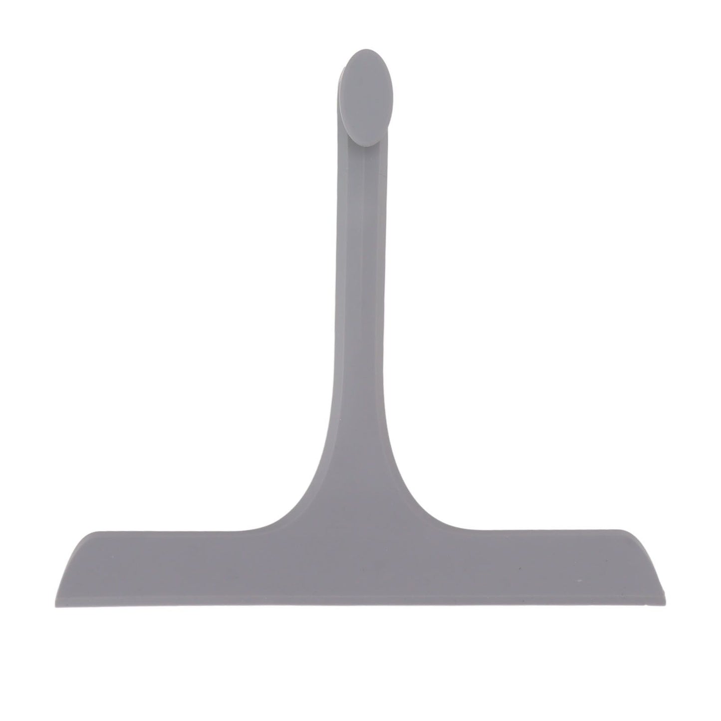 Glass Wiper with Non Slip Handle Silicone Window Cleaner Squeegee for Bathroom Windows Kitchen Mirror Grey V1294-YM0521-3112230011812