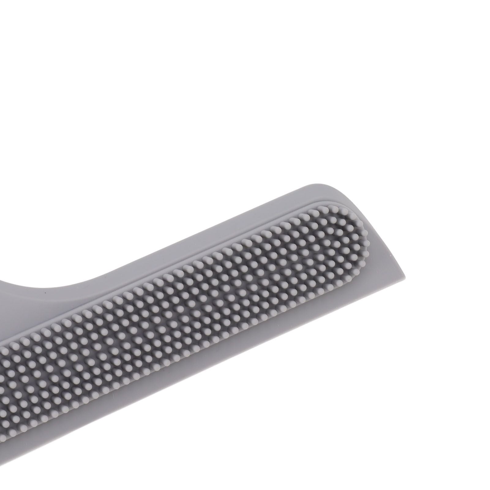 Glass Wiper with Non Slip Handle Silicone Window Cleaner Squeegee for Bathroom Windows Kitchen Mirror Grey V1294-YM0521-3112230011812
