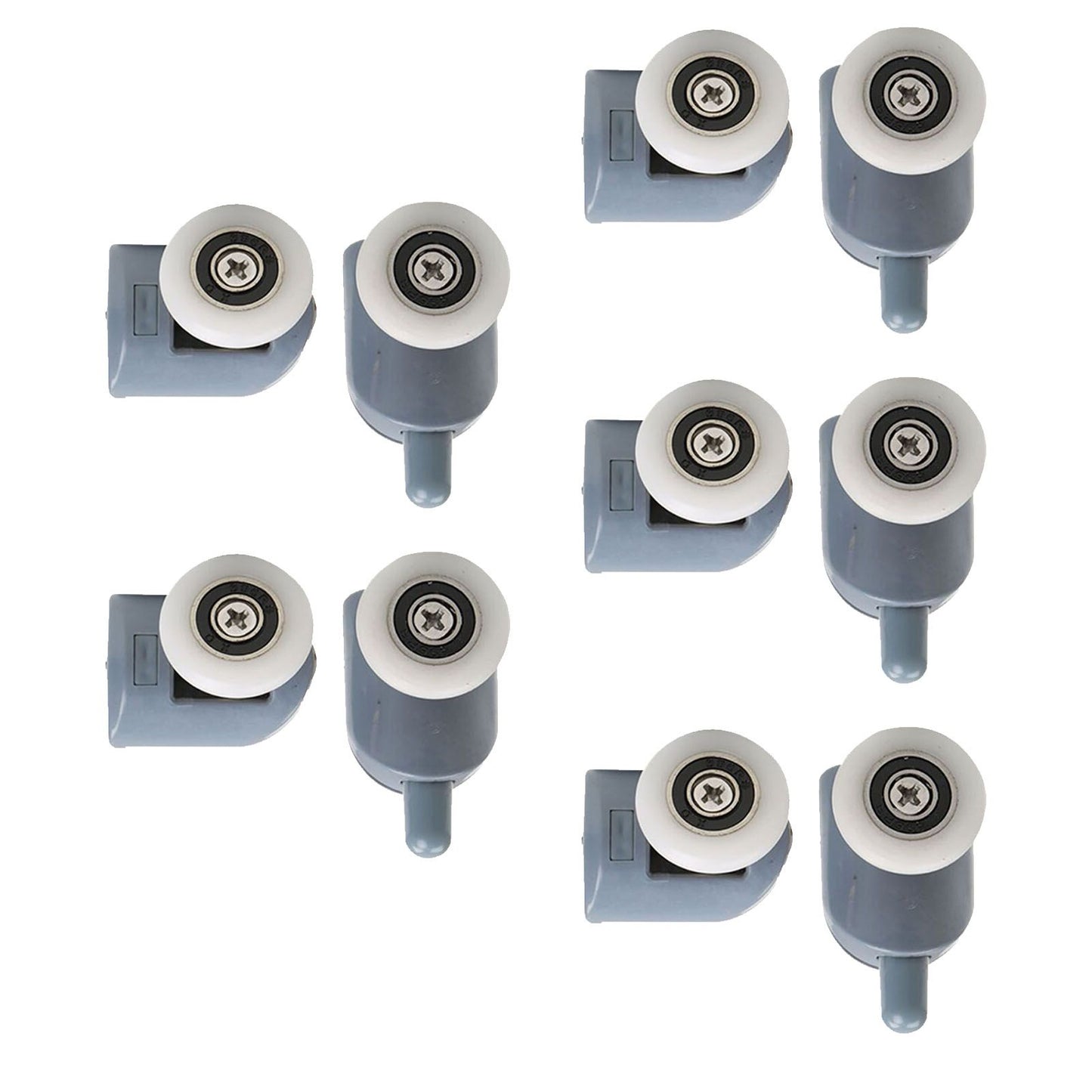 10pcs Shower Door Rollers Quiet Replacement Top Bottom Glass Door Pulleys for Bathroom Massage Room V1294-YM0521-3112230013611