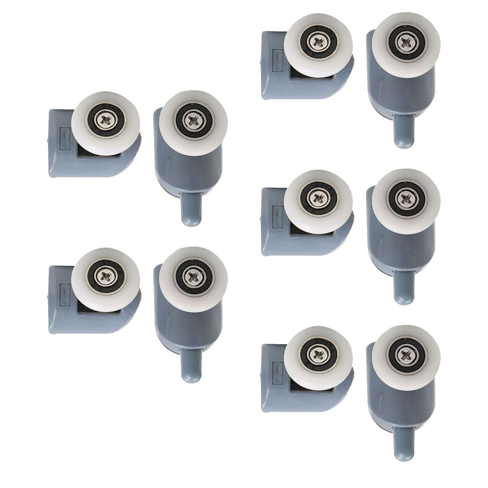 10pcs Shower Door Rollers Quiet Replacement Top Bottom Glass Door Pulleys for Bathroom Massage Room V1294-YM0521-3112230013611
