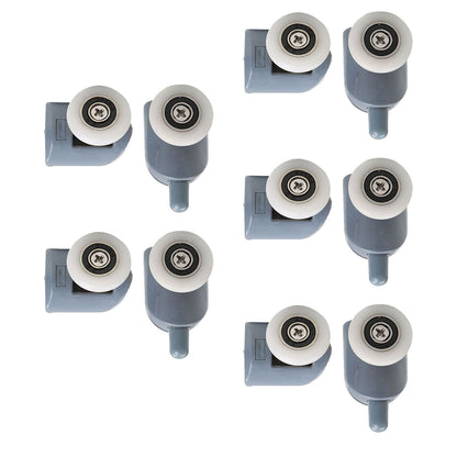 10pcs Shower Door Rollers Quiet Replacement Top Bottom Glass Door Pulleys for Bathroom Massage Room V1294-YM0521-3112230013611