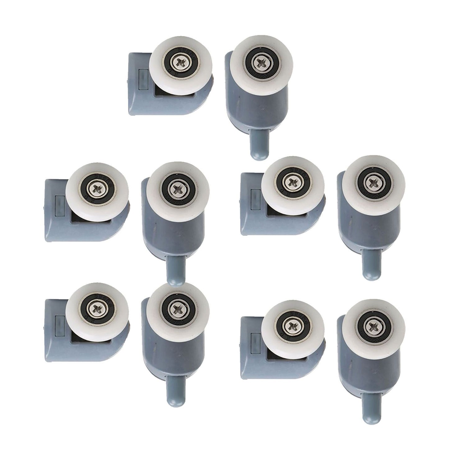 10pcs Shower Door Rollers Quiet Replacement Top Bottom Glass Door Pulleys for Bathroom Massage Room V1294-YM0521-3112230013611