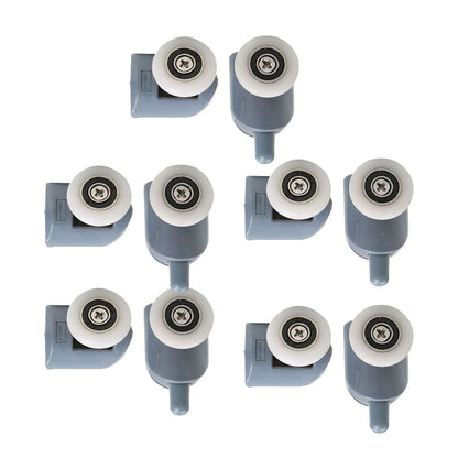 10pcs Shower Door Rollers Quiet Replacement Top Bottom Glass Door Pulleys for Bathroom Massage Room V1294-YM0521-3112230013611