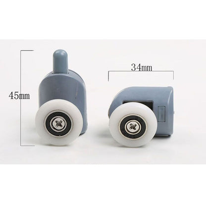 10pcs Shower Door Rollers Quiet Replacement Top Bottom Glass Door Pulleys for Bathroom Massage Room V1294-YM0521-3112230013611