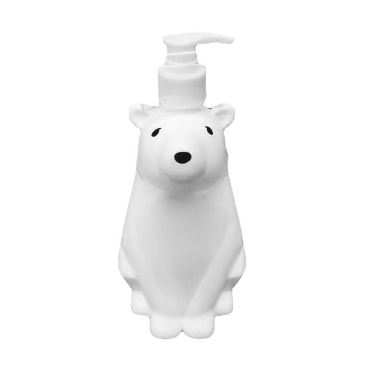 Soap Dispenser Bottle Cute Bear Shape Large Capacity Pump Dispenser Bottle for Bathroom Kitchen L V1294-YM0521-3112230014311