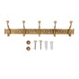 Rail Wall Hook Behind Door Mounted for Coat Hat Clothes Hanging Vintage Space Aluminum Hardware V1294-YM0521-3112230015811