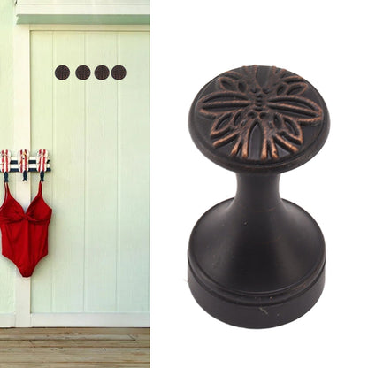 Bathroom Towel Hook Copper Retro Multifunctional Space Saving Wall Mounted Robe Hook for Door D Type V1294-YM0521-3112230015914