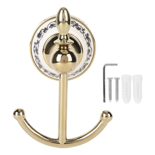 Decorative Wall Hook Multifunctional Space Saving Ceramic Zinc Alloy Wall Mounted Hanging Hook for Coat Type B V1294-YM0521-3112230016312