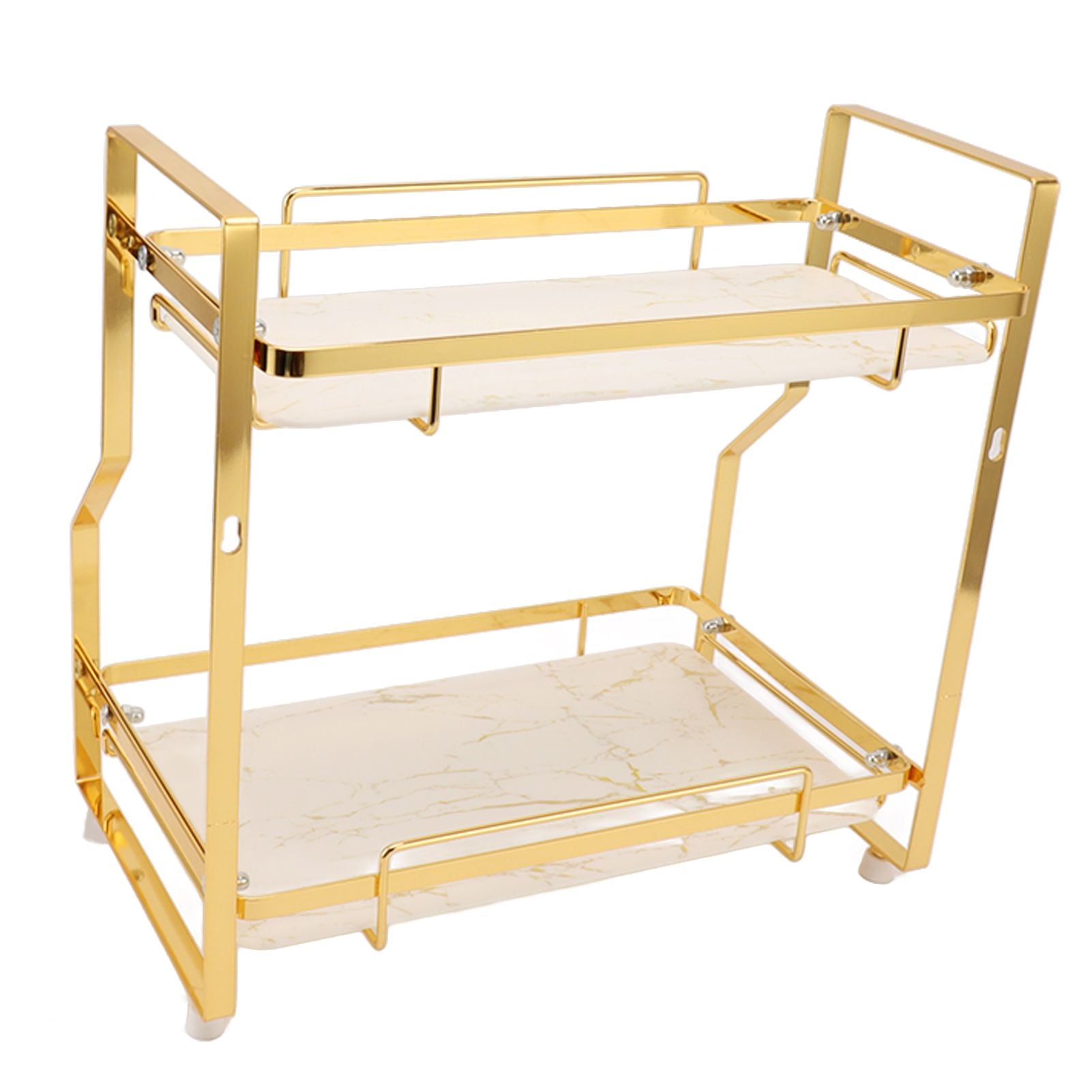 Bathroom Storage Shelf Wall Mounted Corner Organizer Standing Rack for Living Room Bedroom Kitchen White and V1294-YM0521-3112230017111