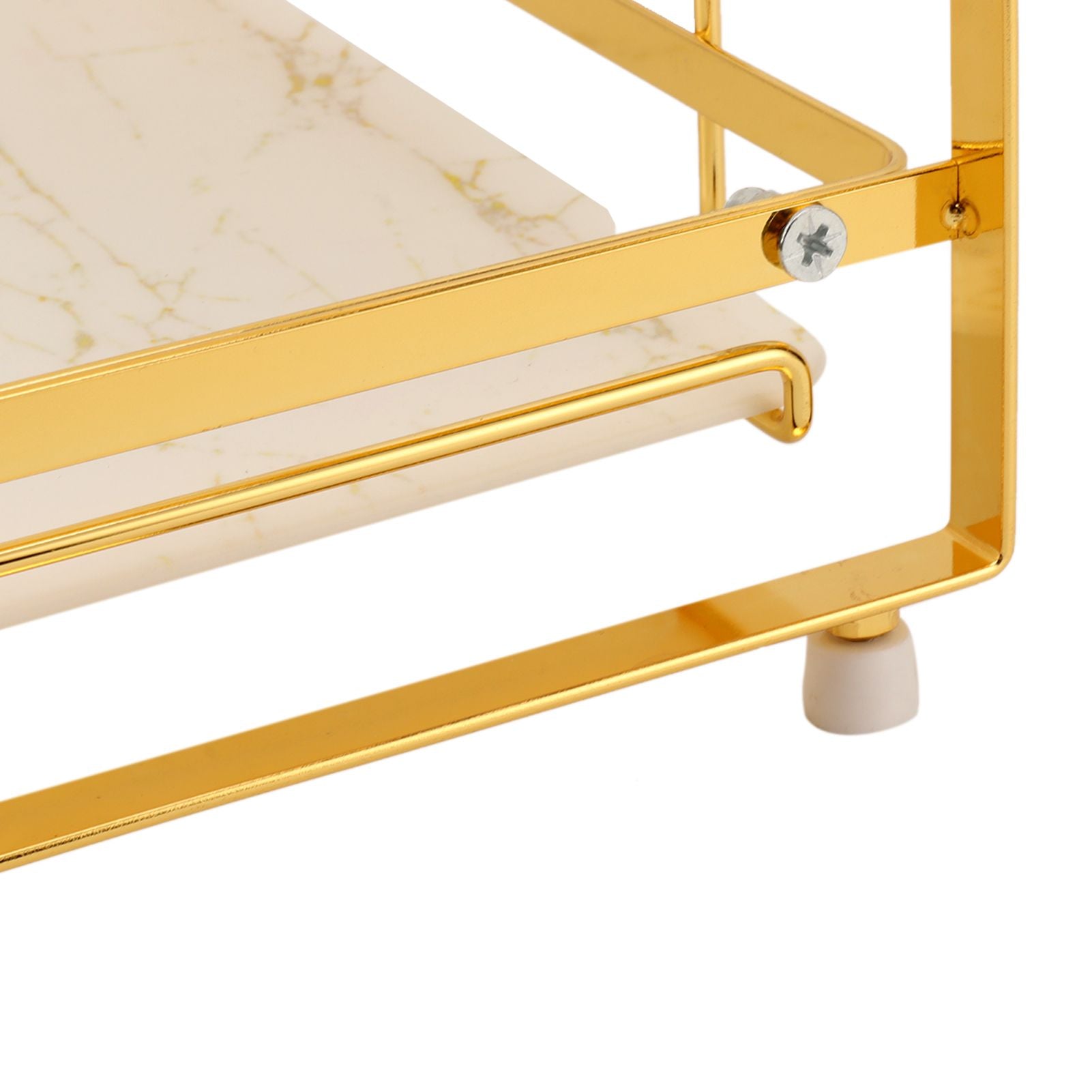 Bathroom Storage Shelf Wall Mounted Corner Organizer Standing Rack for Living Room Bedroom Kitchen White and V1294-YM0521-3112230017111