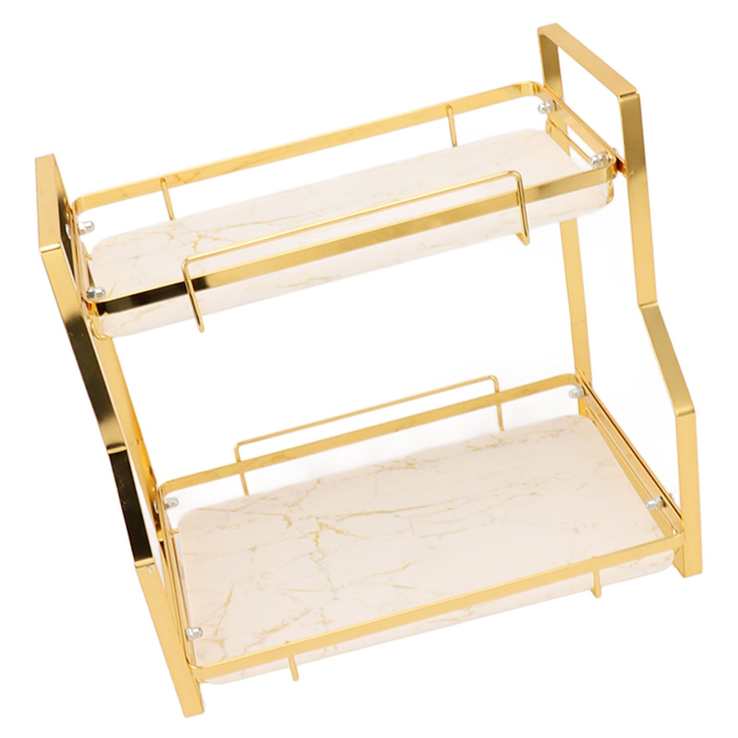 Bathroom Storage Shelf Wall Mounted Corner Organizer Standing Rack for Living Room Bedroom Kitchen White and V1294-YM0521-3112230017111