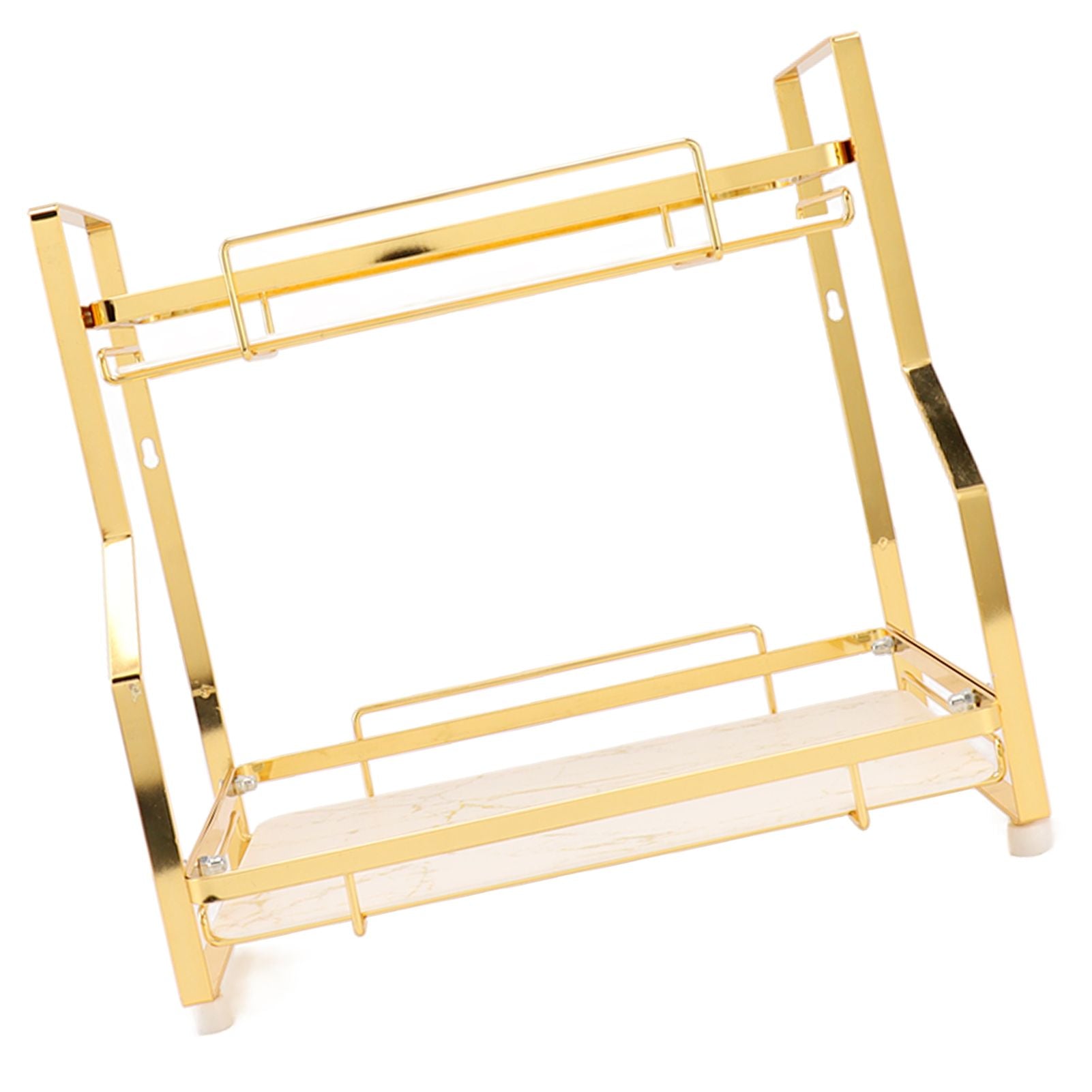 Bathroom Storage Shelf Wall Mounted Corner Organizer Standing Rack for Living Room Bedroom Kitchen White and V1294-YM0521-3112230017111