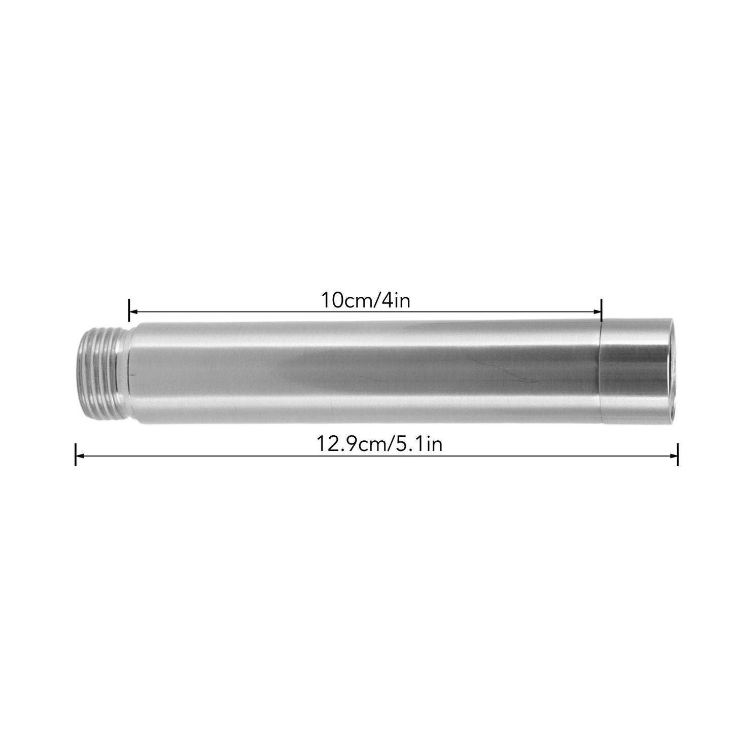 Shower Extension Tube Stainless Steel Handheld Shower Head Extender for Bathroom 4in V1294-YM0521-3112230019211