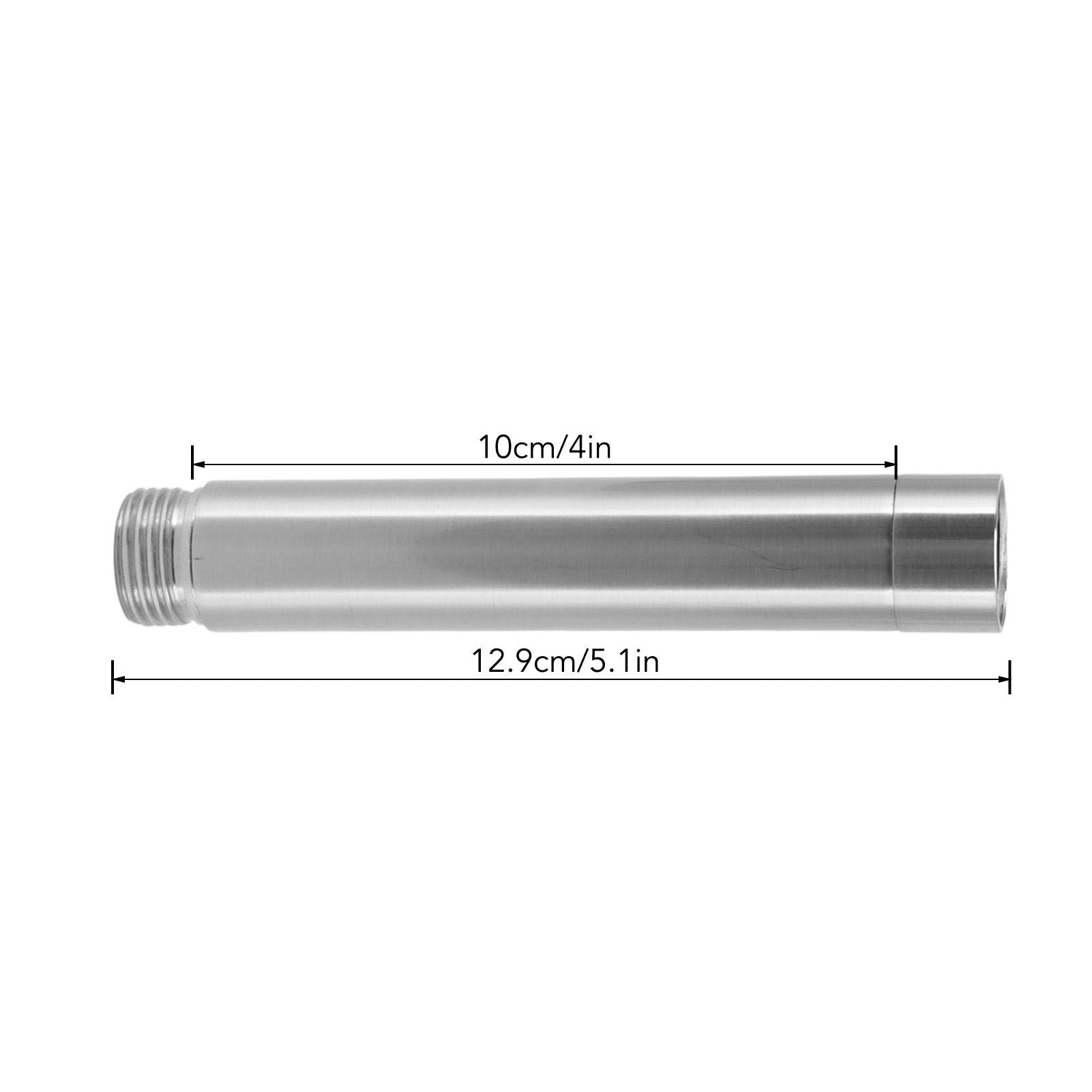 Shower Extension Tube Stainless Steel Handheld Shower Head Extender for Bathroom 4in V1294-YM0521-3112230019211