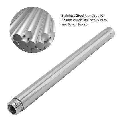 Shower Extension Tube Stainless Steel Handheld Shower Head Extender for Bathroom 10in V1294-YM0521-3112230019213