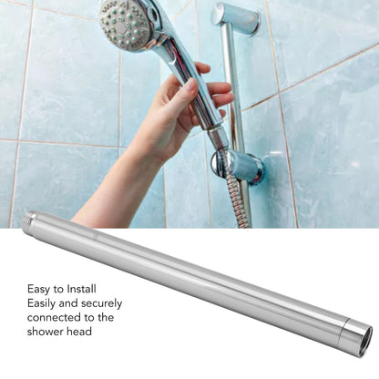 Shower Extension Tube Stainless Steel Handheld Shower Head Extender for Bathroom 10in V1294-YM0521-3112230019213