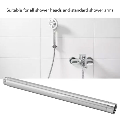 Shower Extension Tube Stainless Steel Handheld Shower Head Extender for Bathroom 10in V1294-YM0521-3112230019213