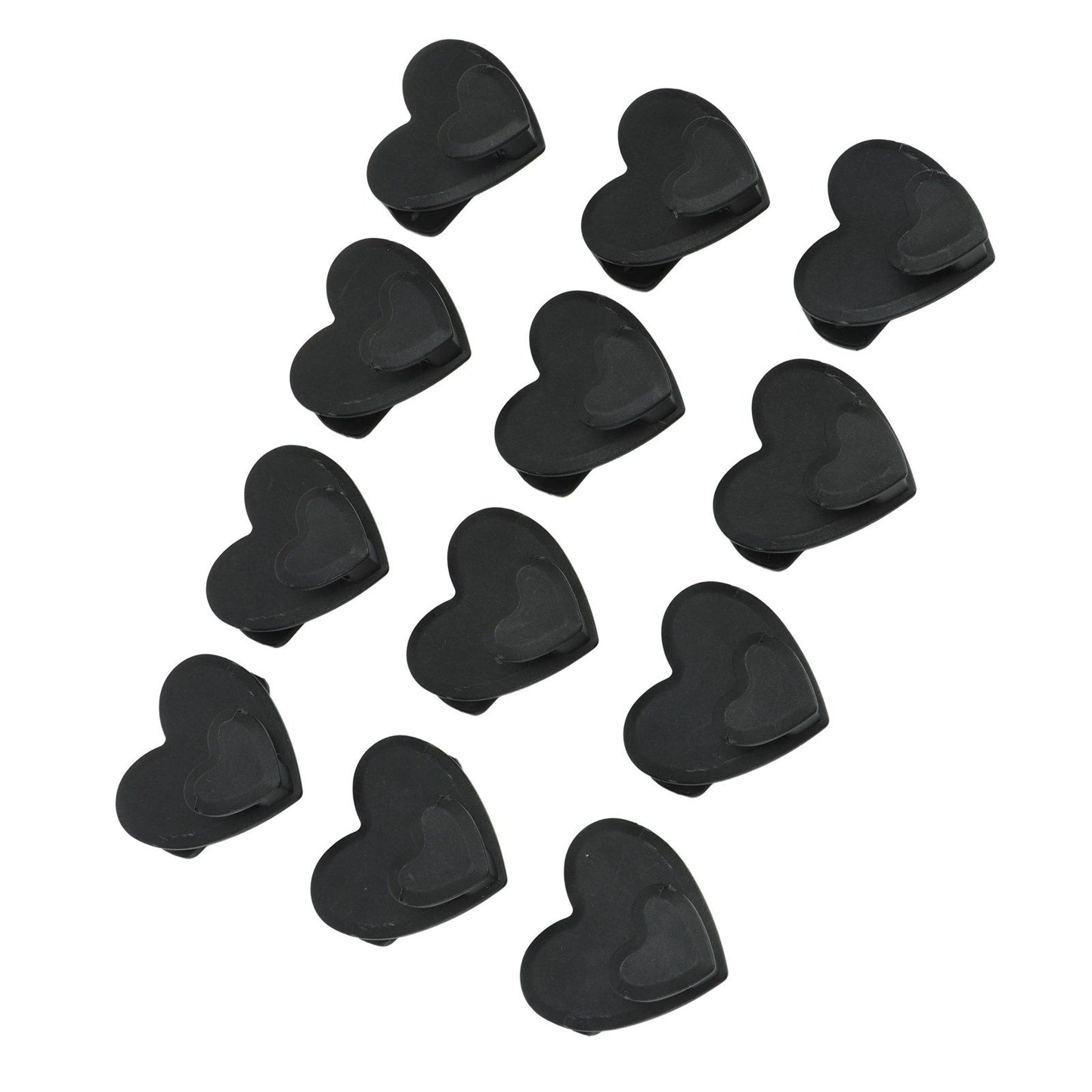 12pcs Clothes Hanger Connector Hooks Hanger Connecting Hooks Multifunctional Wardrobe Drying Hanger Black V1294-YM0521-3112230022211
