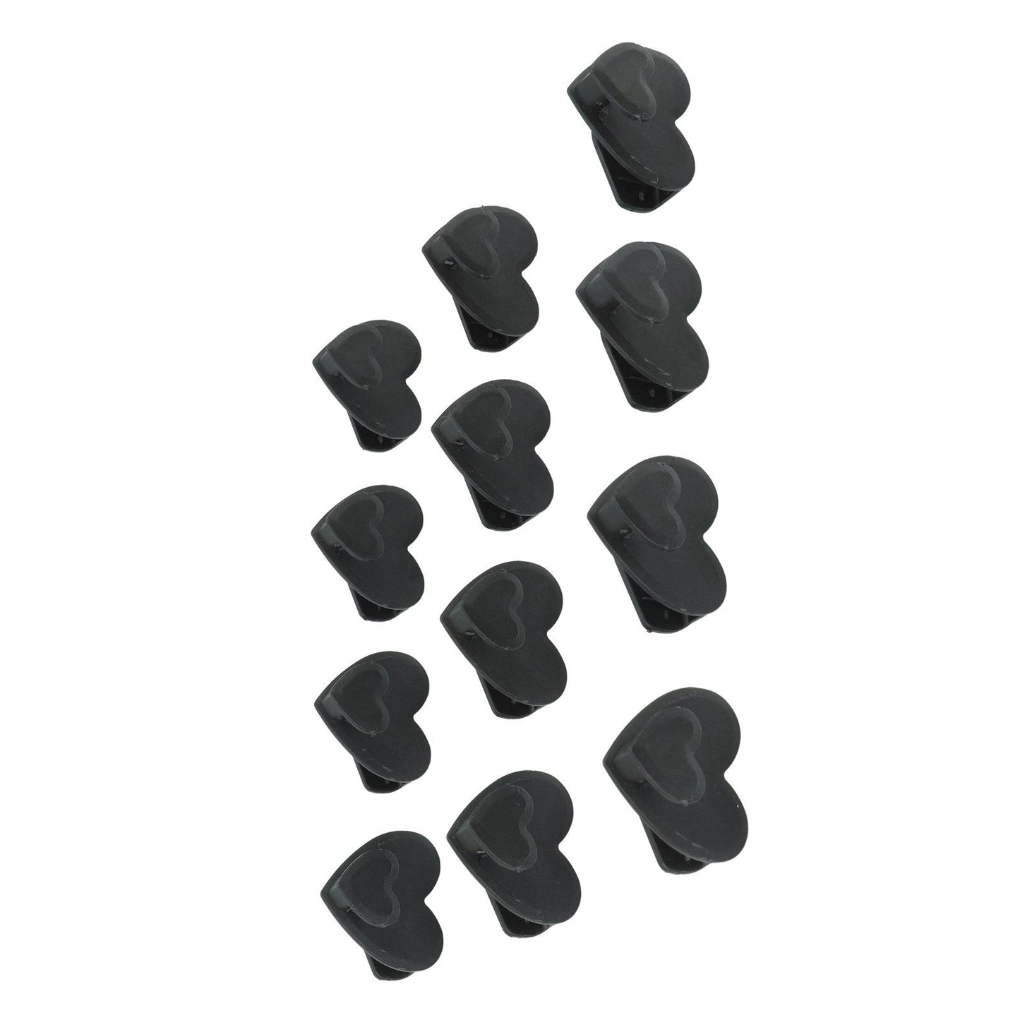 12pcs Clothes Hanger Connector Hooks Hanger Connecting Hooks Multifunctional Wardrobe Drying Hanger Black V1294-YM0521-3112230022211