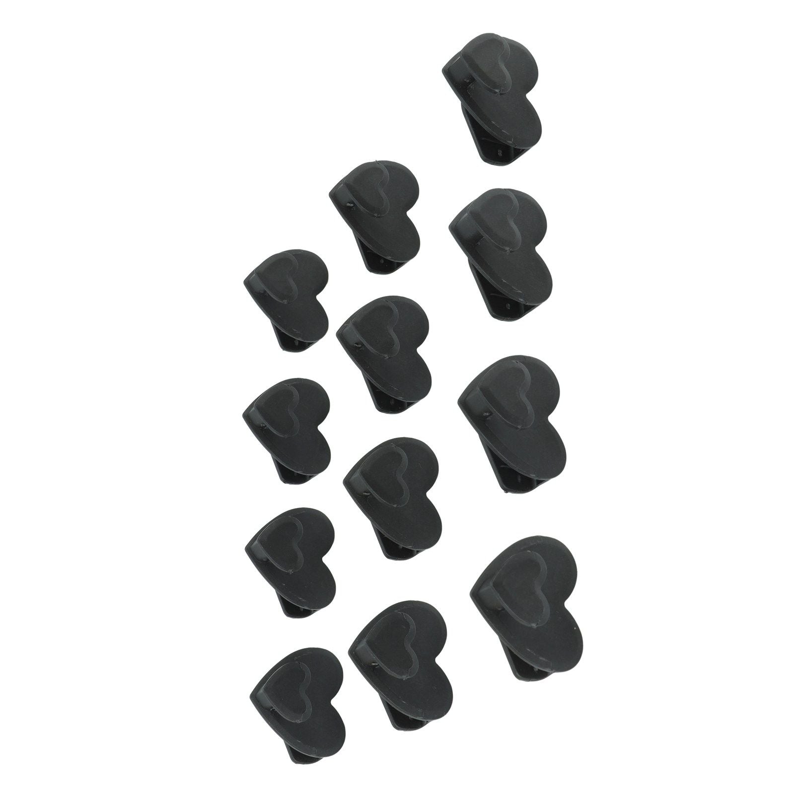 12pcs Clothes Hanger Connector Hooks Hanger Connecting Hooks Multifunctional Wardrobe Drying Hanger Black V1294-YM0521-3112230022211