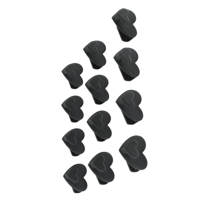 12pcs Clothes Hanger Connector Hooks Hanger Connecting Hooks Multifunctional Wardrobe Drying Hanger Black V1294-YM0521-3112230022211
