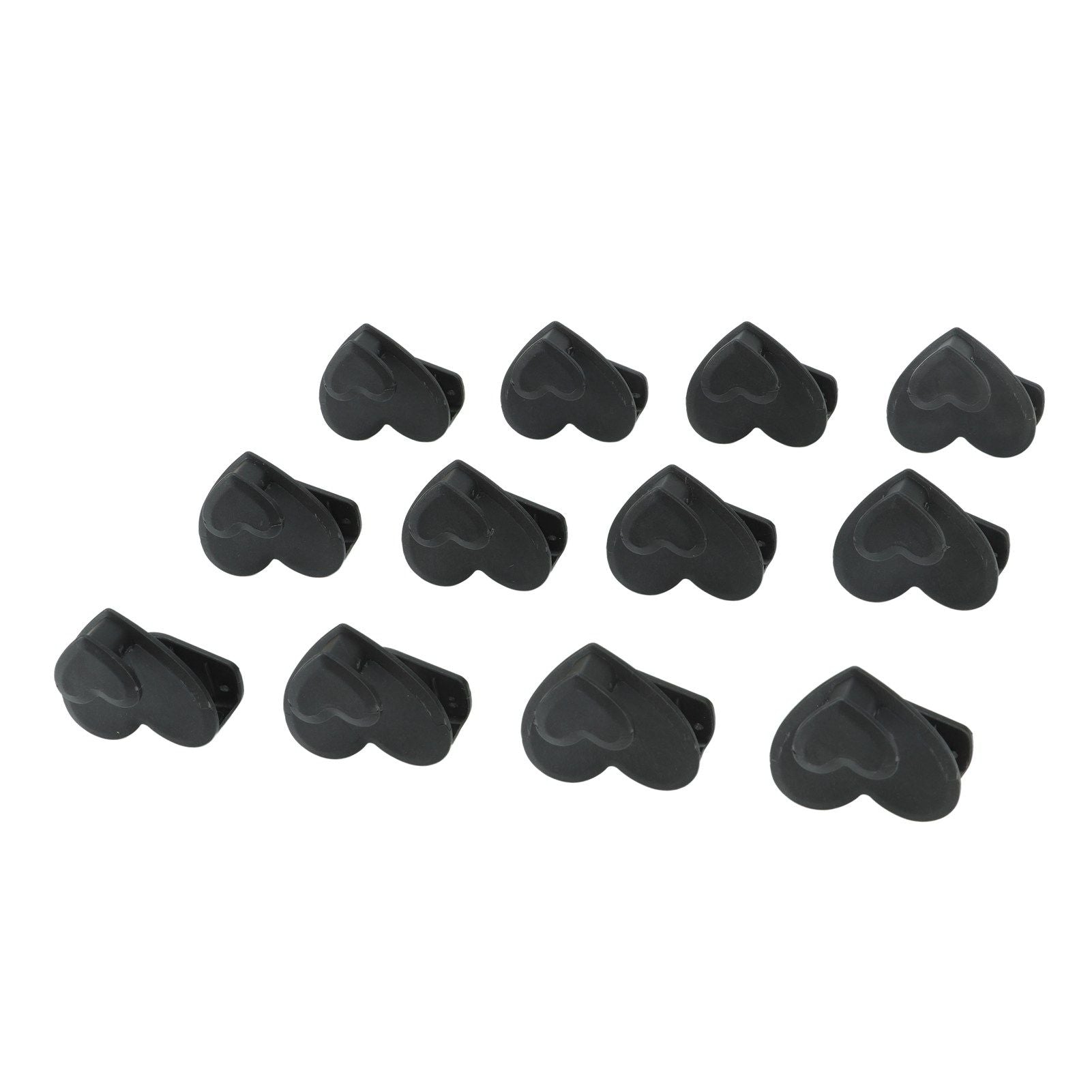 12pcs Clothes Hanger Connector Hooks Hanger Connecting Hooks Multifunctional Wardrobe Drying Hanger Black V1294-YM0521-3112230022211