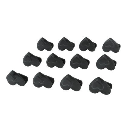 12pcs Clothes Hanger Connector Hooks Hanger Connecting Hooks Multifunctional Wardrobe Drying Hanger Black V1294-YM0521-3112230022211
