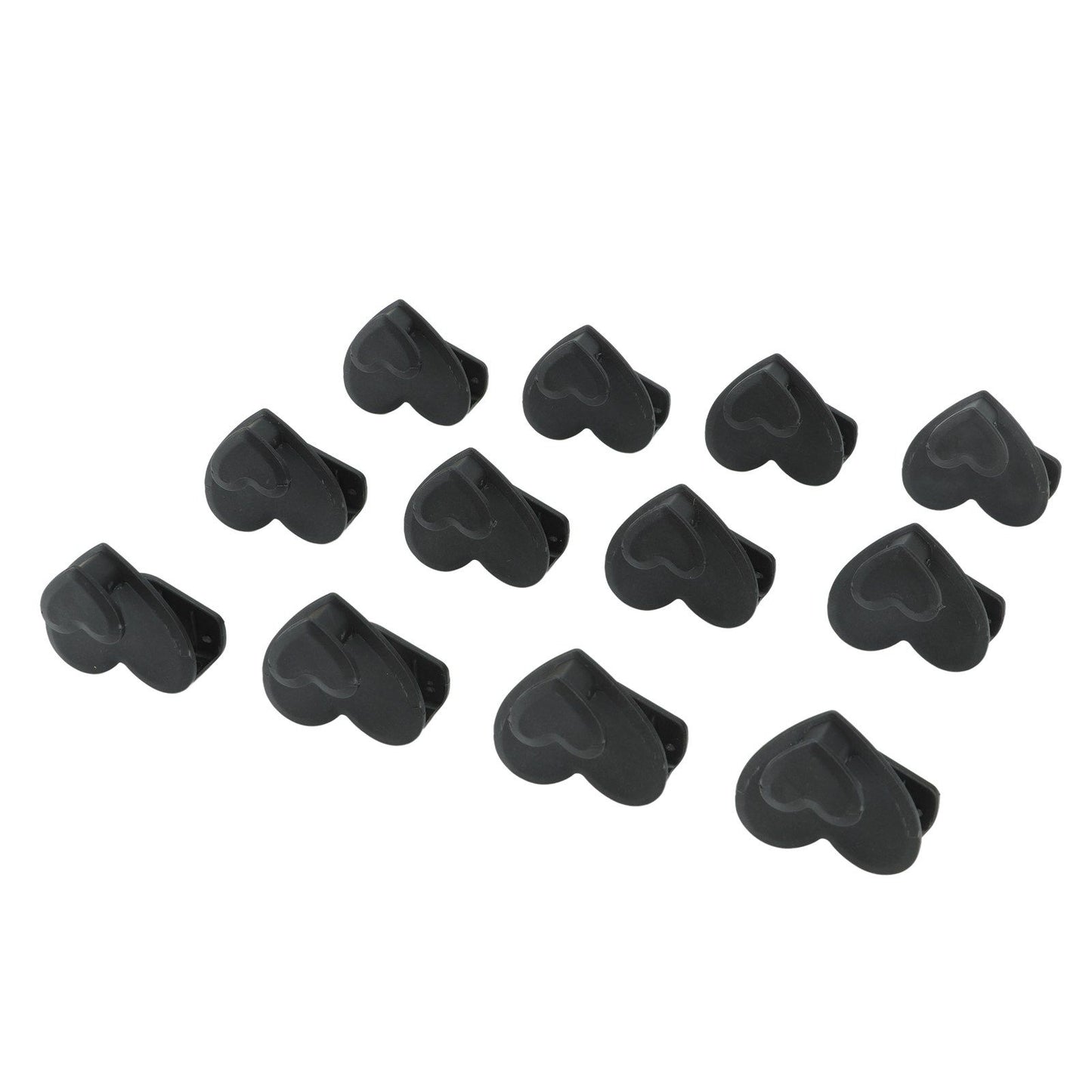 12pcs Clothes Hanger Connector Hooks Hanger Connecting Hooks Multifunctional Wardrobe Drying Hanger Black V1294-YM0521-3112230022211